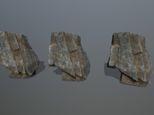Cliff rocks 3D Model