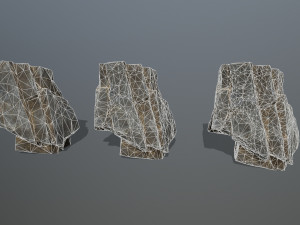 Cliff rocks 3D Model