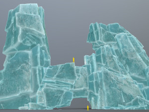 Ice rocks 3D मॉडल