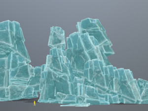 Ice rocks 3Dモデル