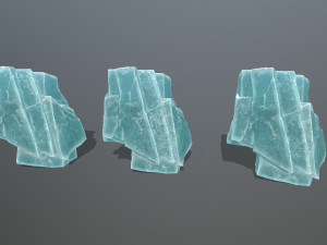 Ice rocks 3Dモデル