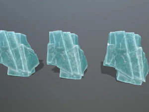 Ice rocks 3D Model
