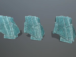 Ice rocks 3D Model