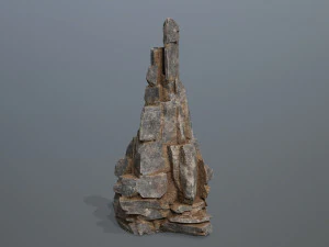 Cliff rocks 3D Model