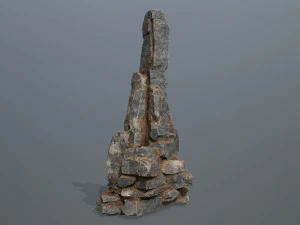 Cliff rocks 3D Model