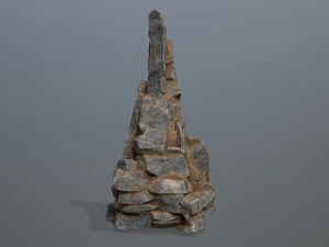 Cliff rocks 3D Model