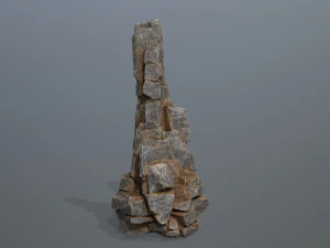 Cliff rocks 3D Model