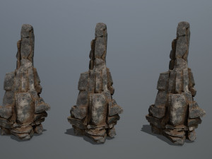 Cliff rocks Modèle 3D