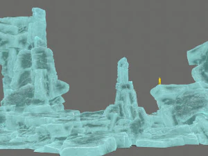Ice rocks 3D Model