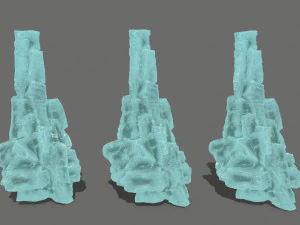 Ice rocks 3D Model
