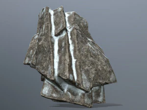 Snow rocks 3D Model