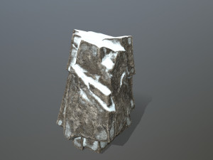 Snow rocks Modello 3D