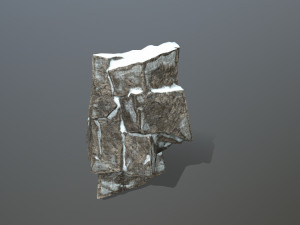 Snow rocks Modello 3D