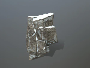 Snow rocks 3D Model