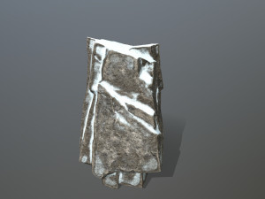 Snow rocks Modello 3D