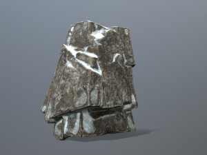 Snow rocks Modello 3D