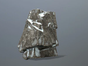 Snow rocks 3D Model