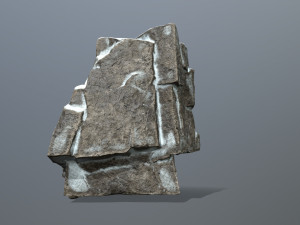Snow rocks Modello 3D