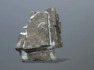 Snow rocks 3D Model