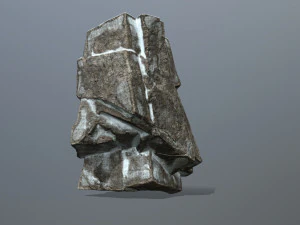 Snow rocks 3D Model