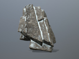 Snow rocks Modello 3D