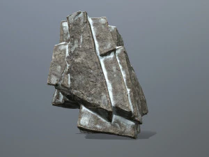 Snow rocks 3D Model