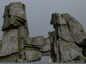 Rocas del acantilado Modelo 3D