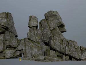 Rocas del acantilado Modelo 3D