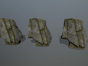 Rocas del acantilado Modelo 3D