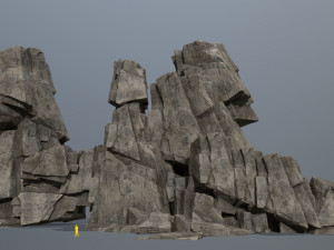 Cliff rocks 3D-Modell