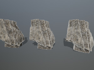Cliff rocks 3D-Modell