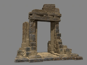 Ruin Gate 3Dモデル