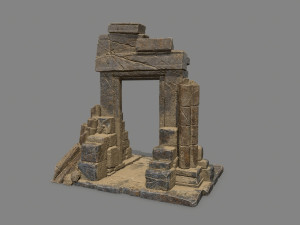 Ruin Gate Modèle 3D