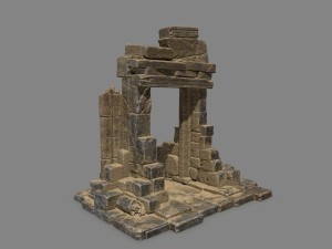 Ruin Gate Modèle 3D