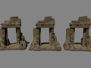 Ruin Gate Modèle 3D