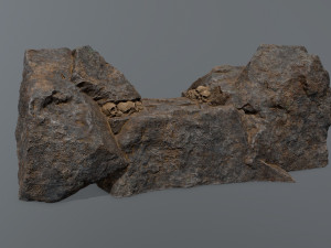 Ruin Stairs Modèle 3D