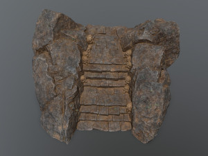Ruin Stairs Modèle 3D