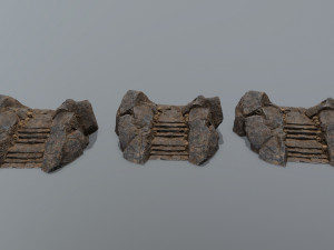 Ruin Stairs Modèle 3D