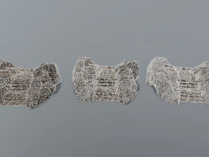 Ruin Stairs 3D Model