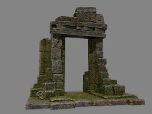 Ruin Gate 3D Model