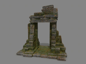 Ruin Gate 3D Model