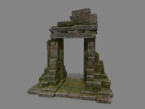 Ruin Gate 3D Model
