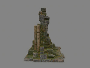 Ruin Gate 3D Model