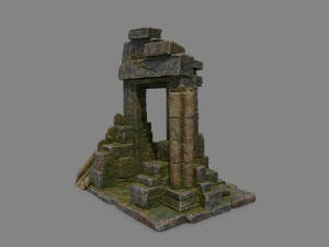 Ruin Gate 3D Model