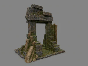 Ruin Gate 3D Model
