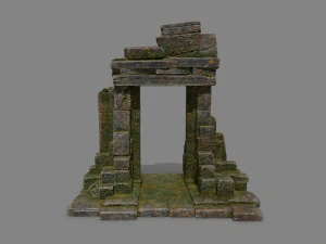 Ruin Gate 3D Model