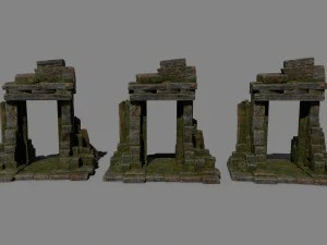 Ruin Gate 3D Model