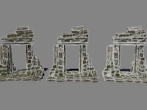 Ruin Gate 3D Model