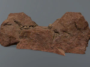 Ruin Stairs 3D Model