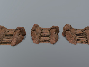 Ruin Stairs 3D Модель